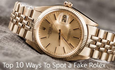 how to spot a fake rolex watch